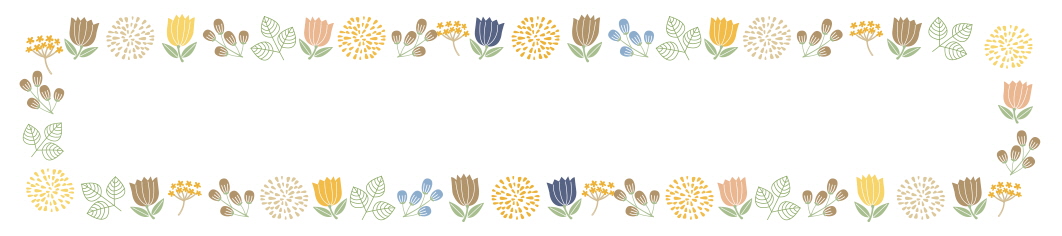 심플 플라워 패턴