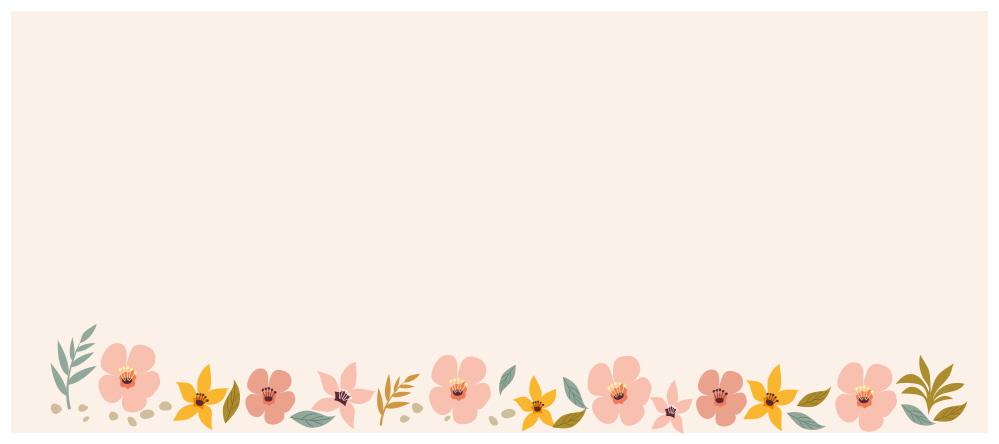 소박한 꽃 담장