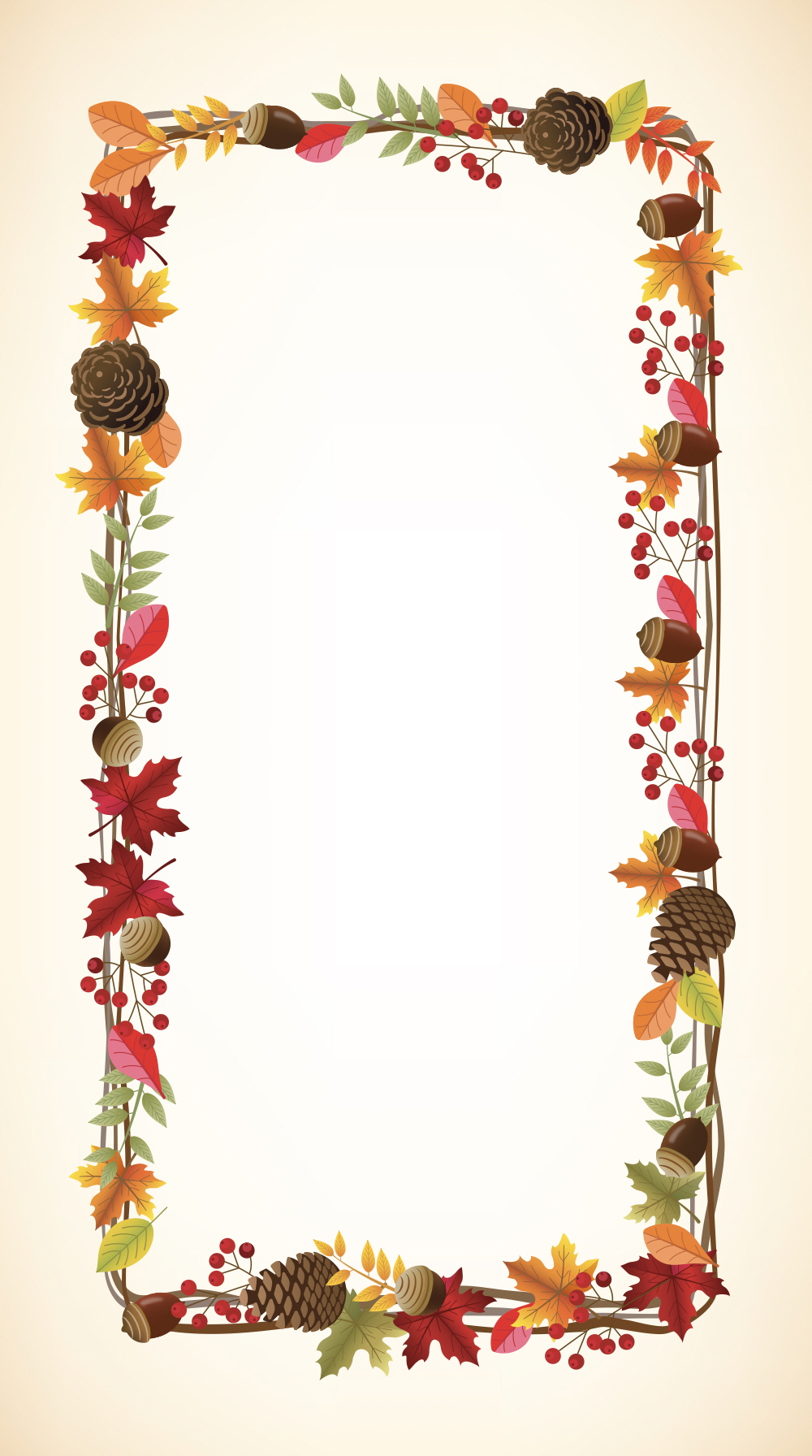 풍성한 가을 프레임