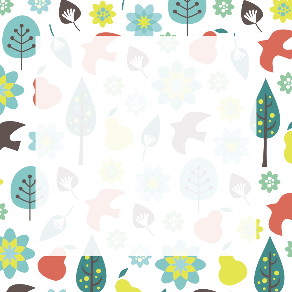 새와 나무가 있는 풍경