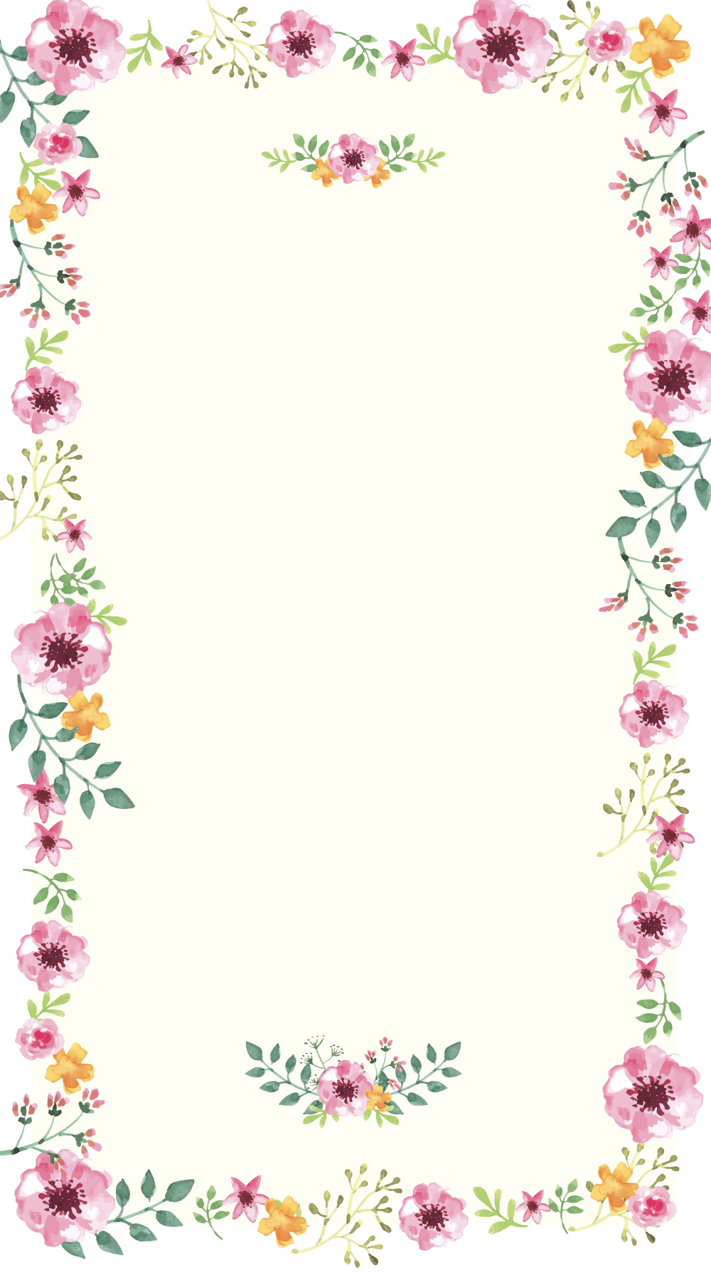 축하와 감사의 플라워 프레임