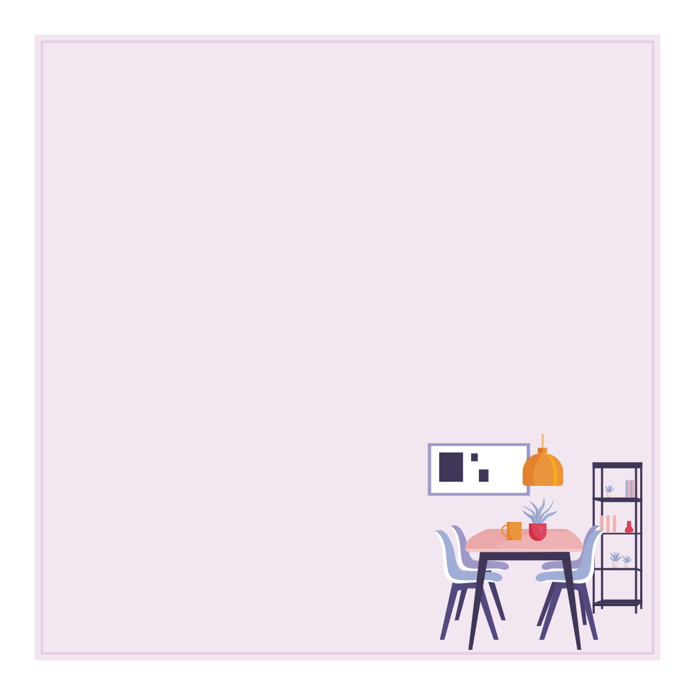 아늑한 주방에서