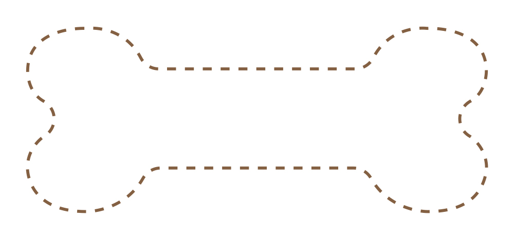 도트라인 뼈다귀