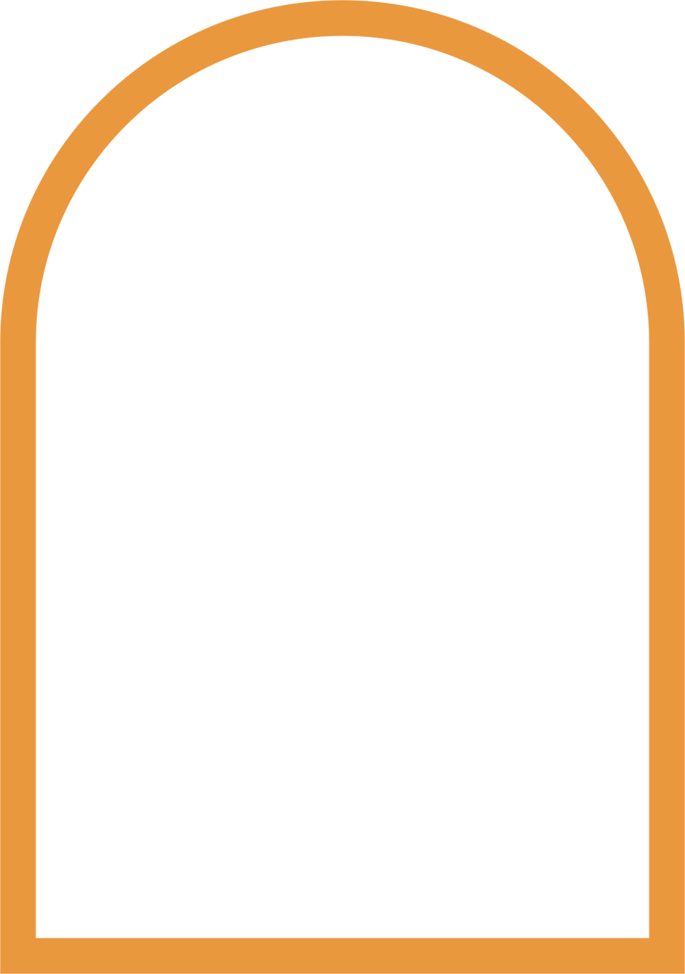 주황색 큰 아치