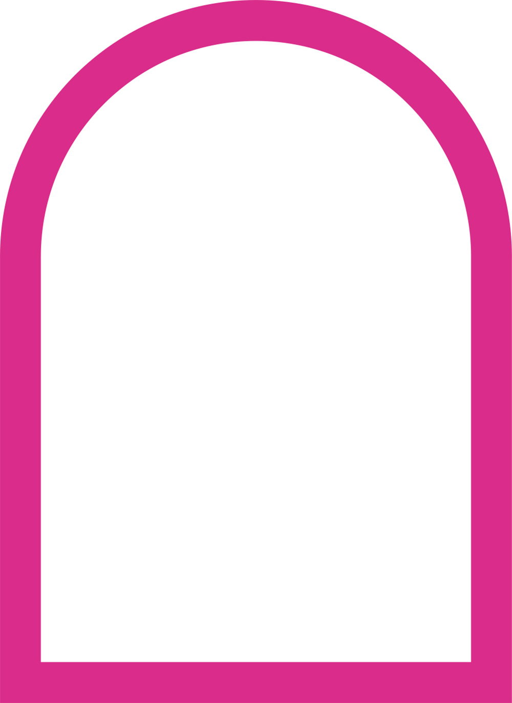 핑크색 작은 아치