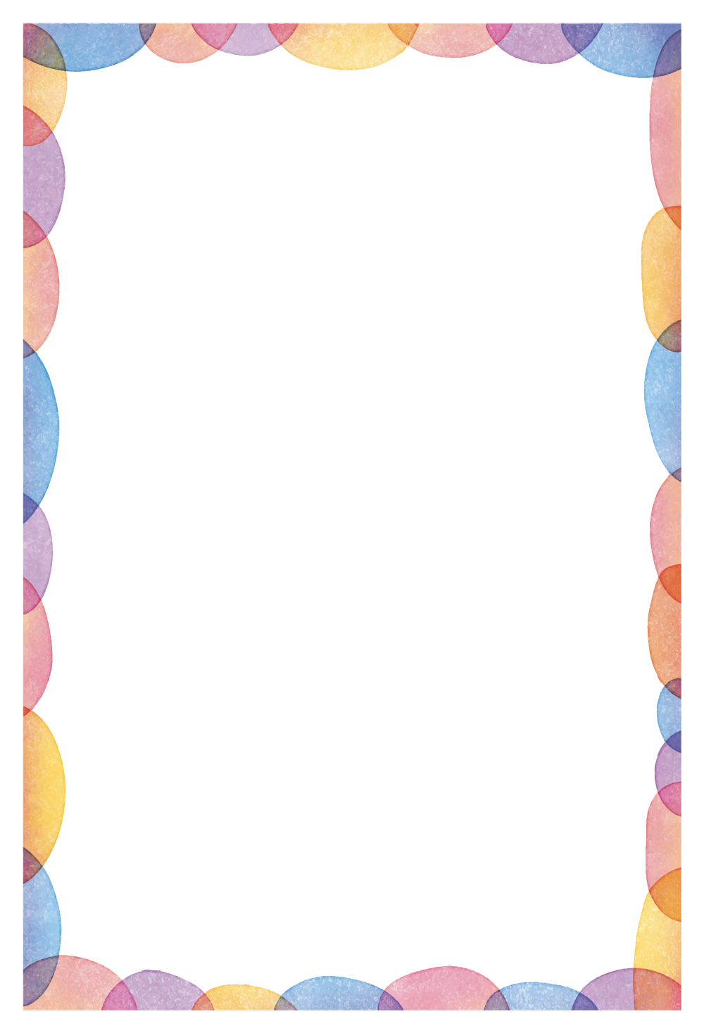 수채 컬러 프레임