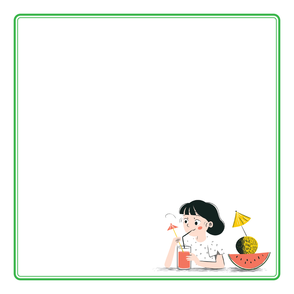 수박주스에 반했어요!