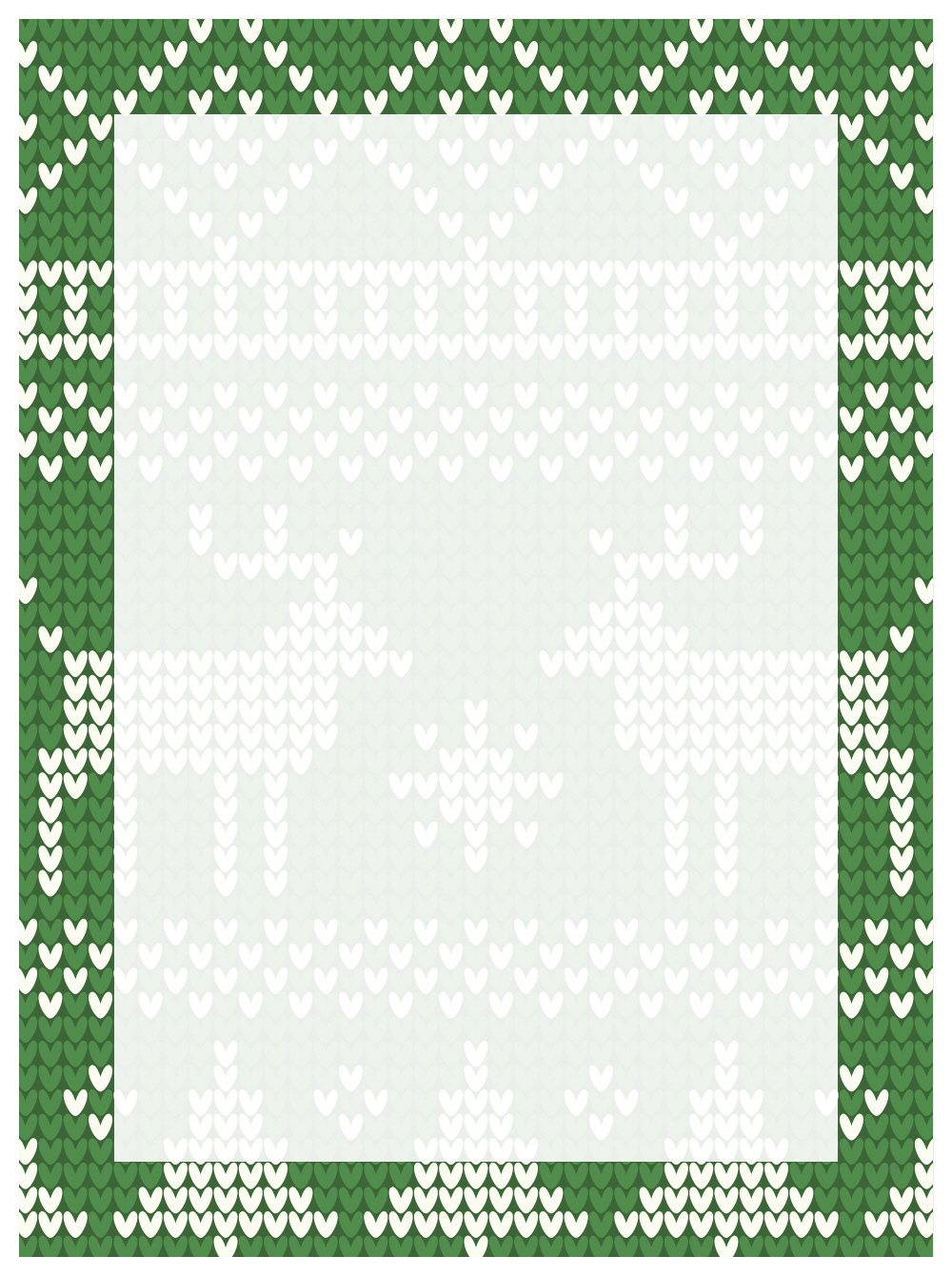 겨울 털장갑 패턴