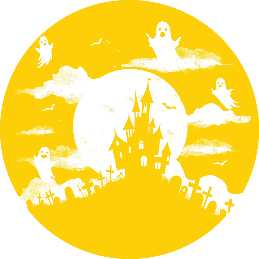 할로윈 성에 초대 받았어요