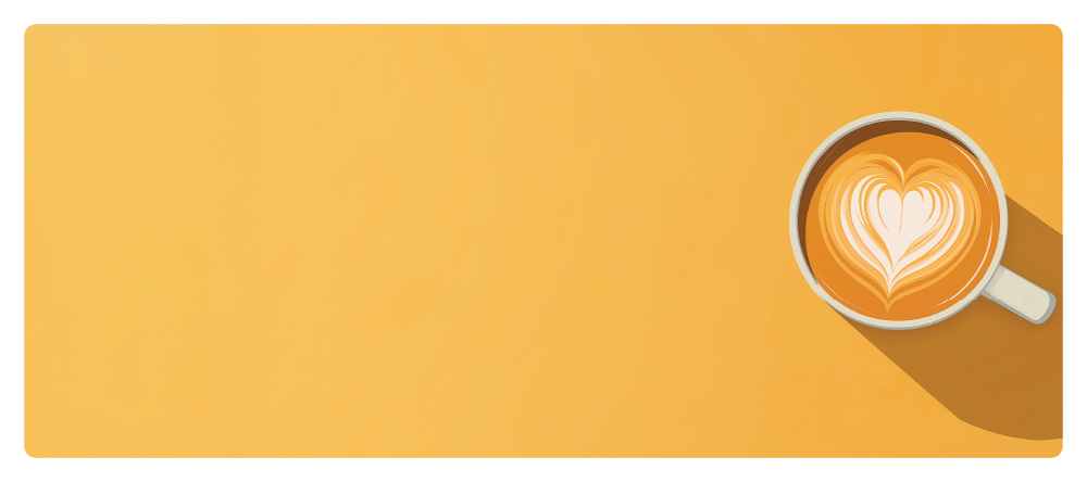 같이 라떼한잔해요.