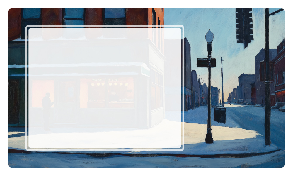 한겨울 호퍼씨네 카페에서2