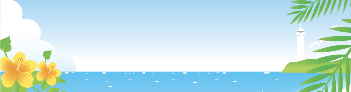 하얀 등대와 바닷가