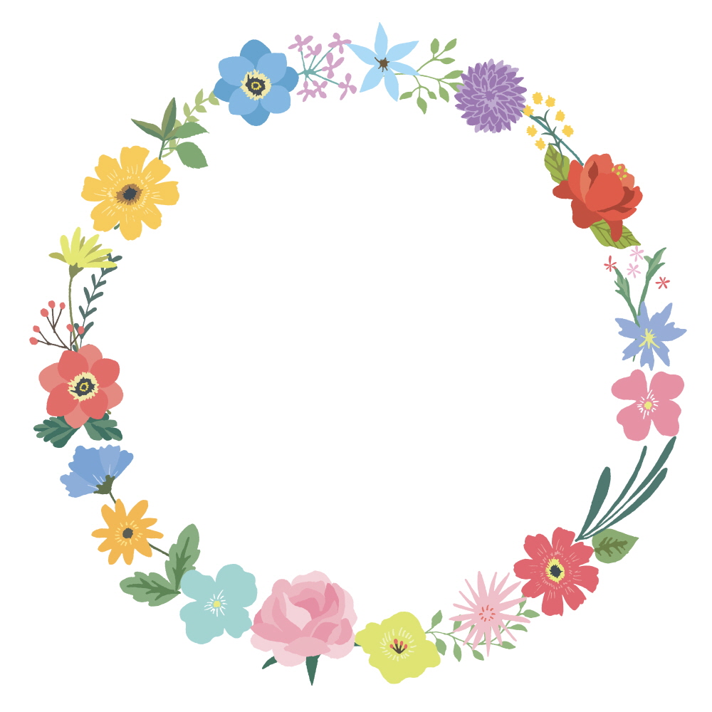 해피 플라워 프레임