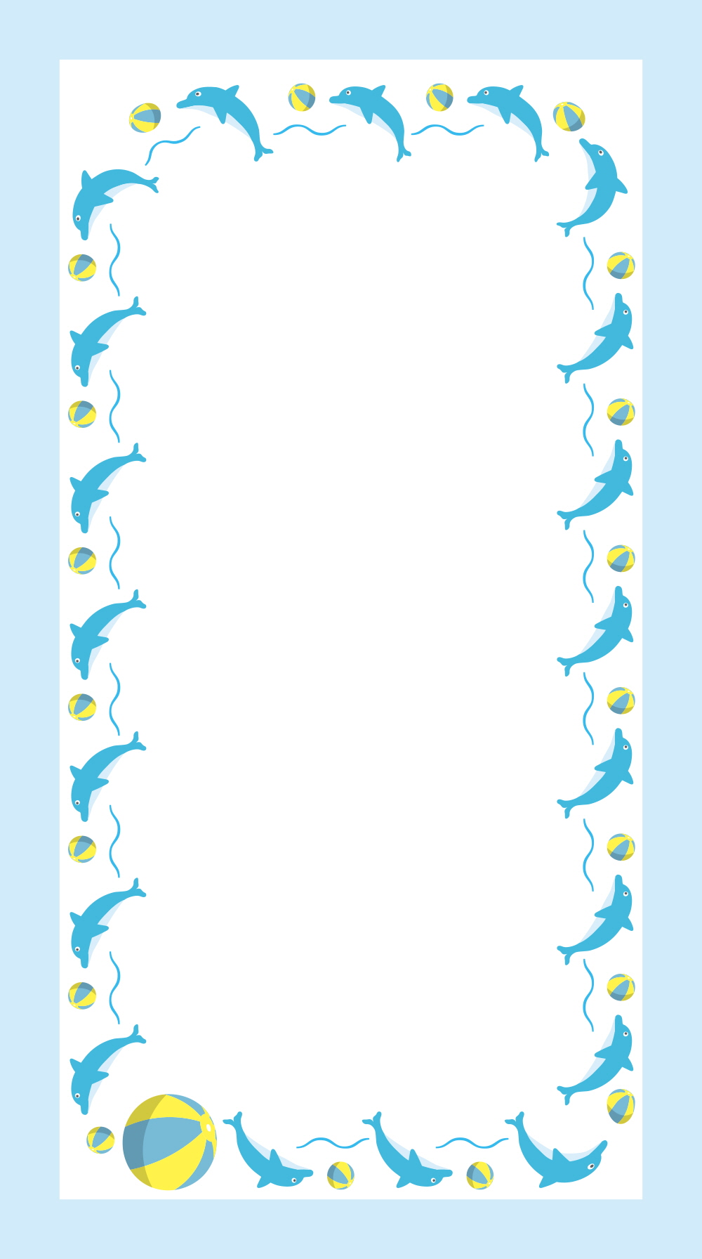 점프! 점프! 돌고래 프레임