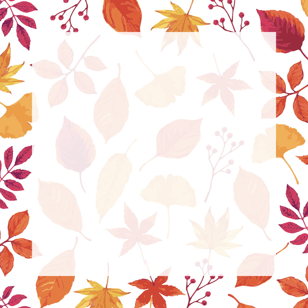 가을 낙엽 패턴