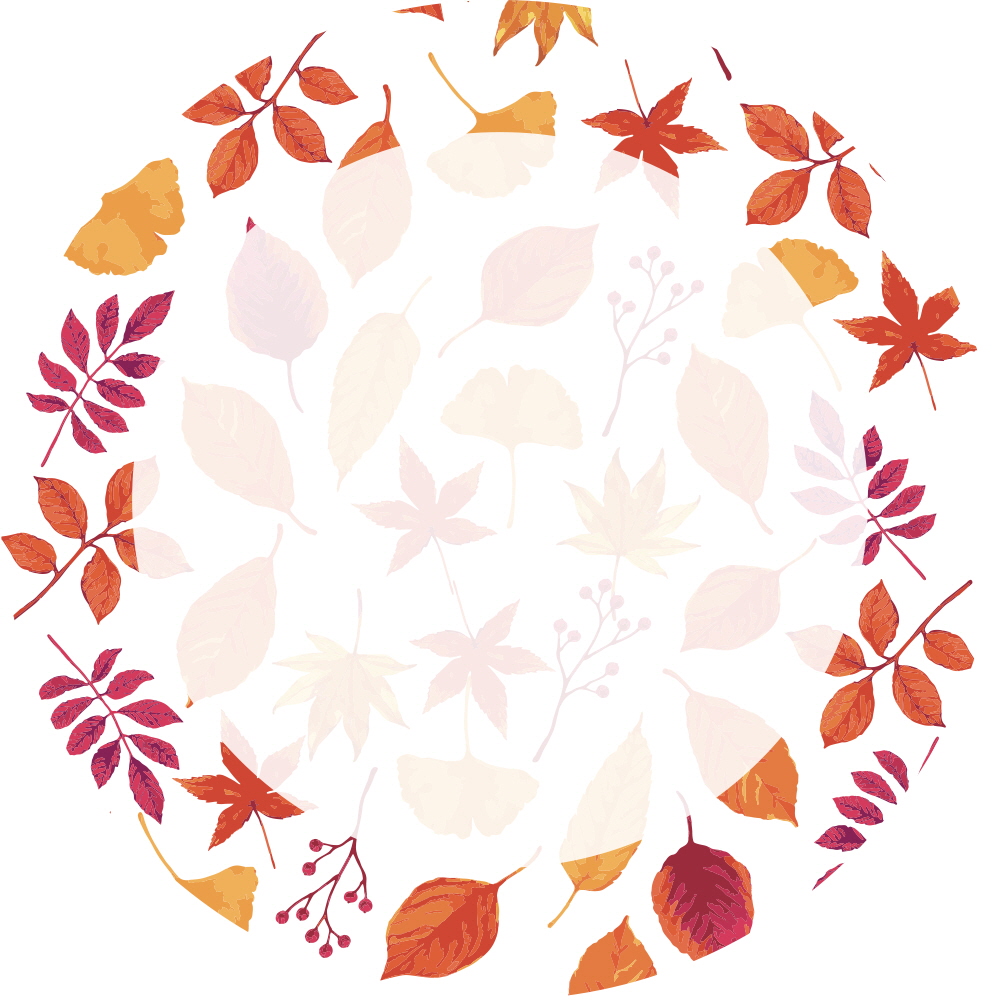 가을 낙엽 패턴