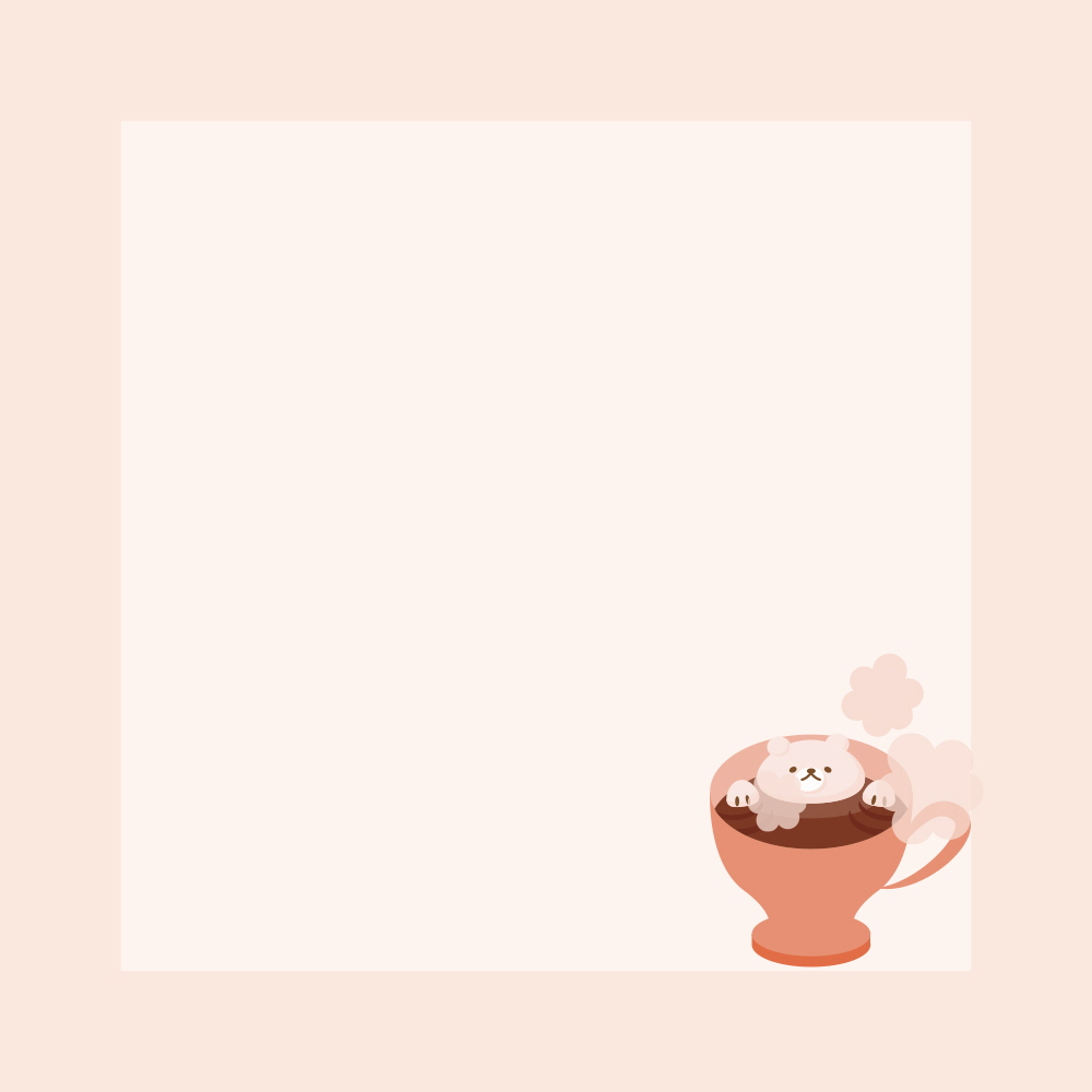 따뜻한 커피속에 퐁당~~