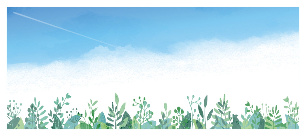 푸른하늘이 있는 풍경