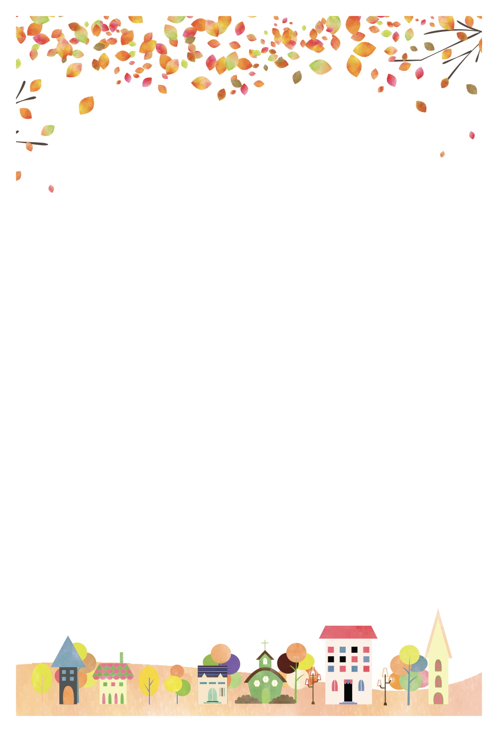 낙엽과 함께한 가을날 일상