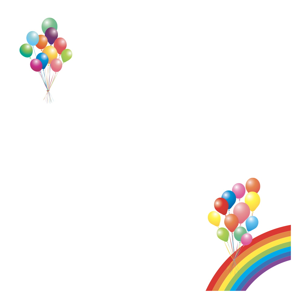 무재개 풍선(축하의 마음을 담아)