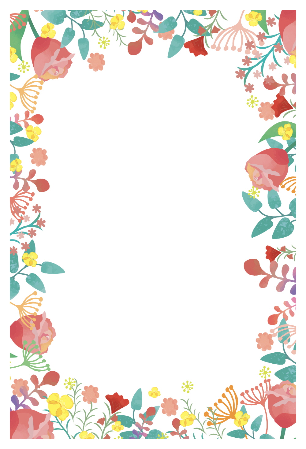 화려한 봄꽃 정원에서