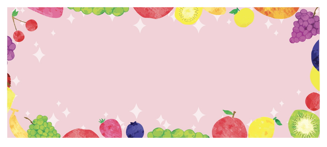 건강한 과일 프레임