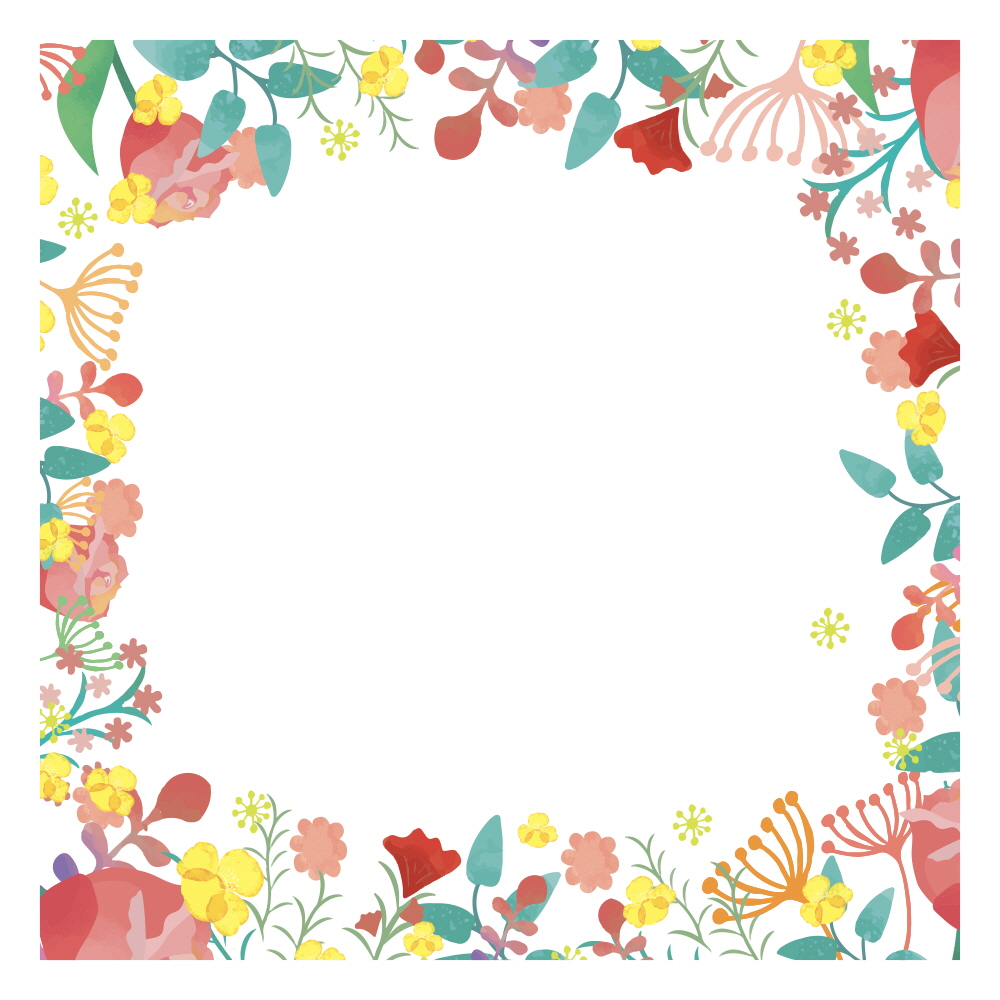 화려한 봄꽃 정원에서