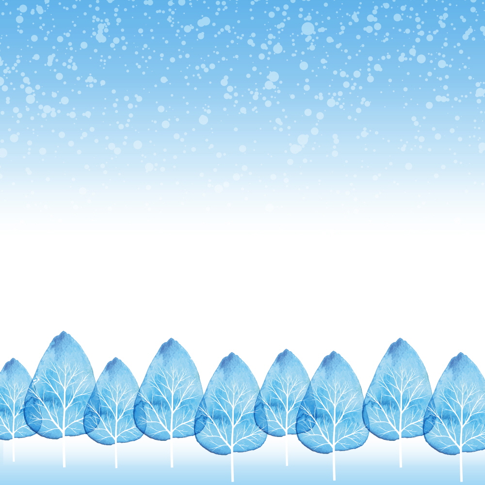 푸른나무 숲의 겨울