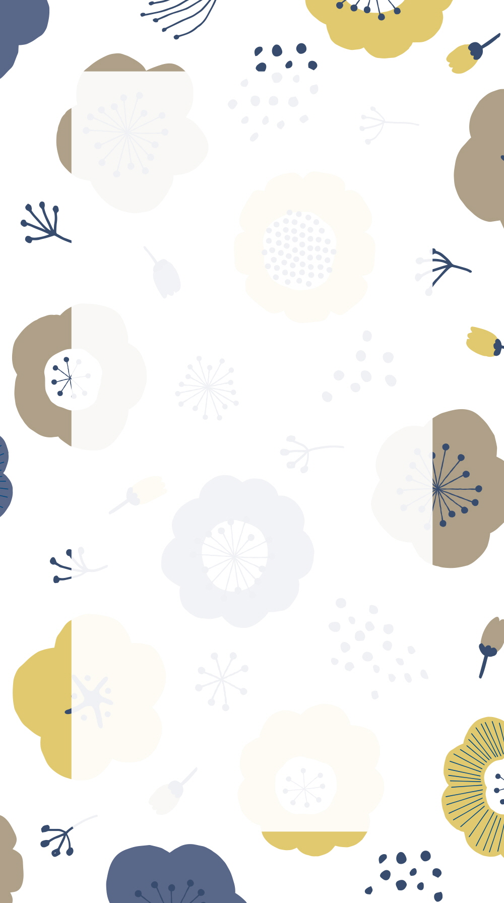 봄바람과 흩날리는 꽃잎