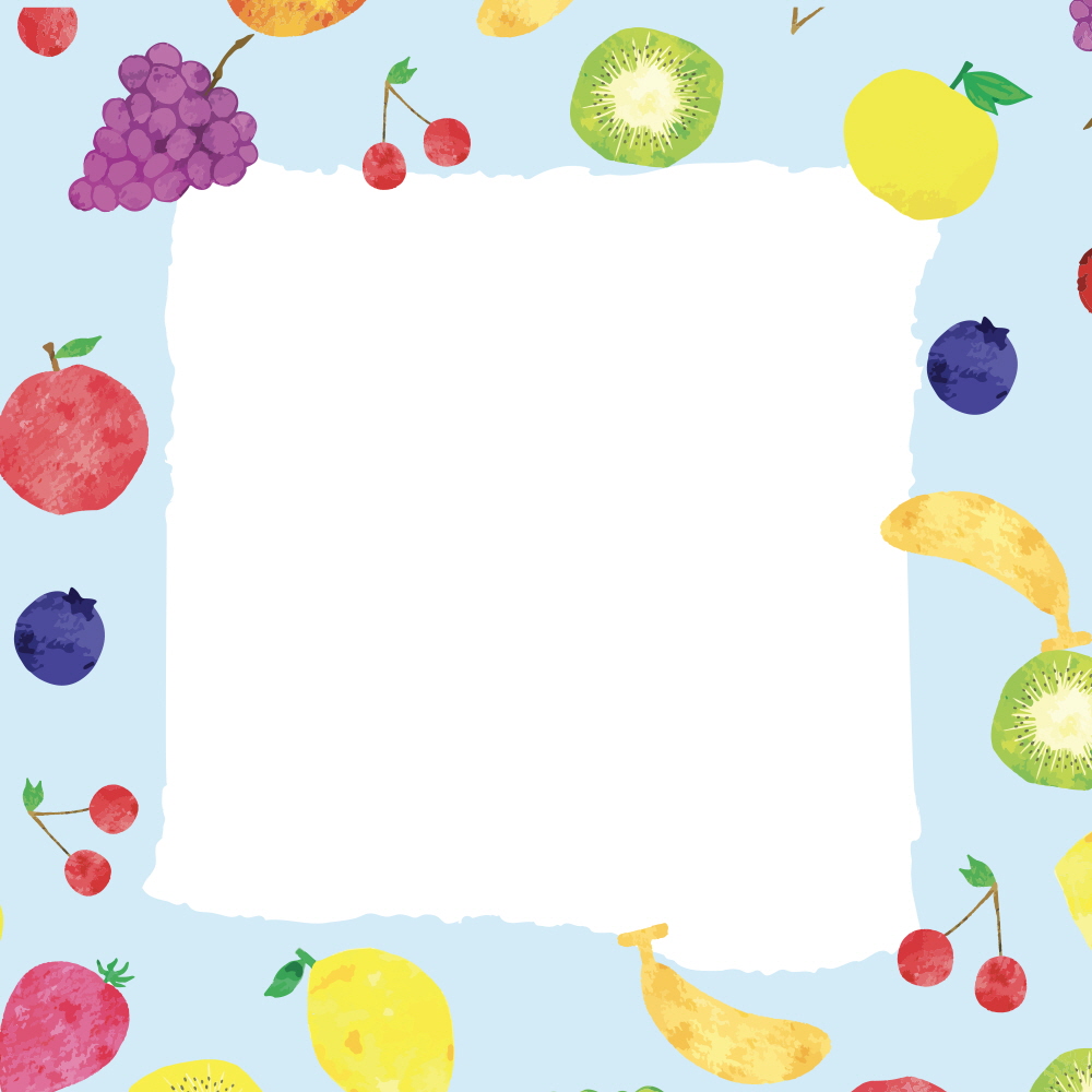 새콤 달콤 과일 프레임