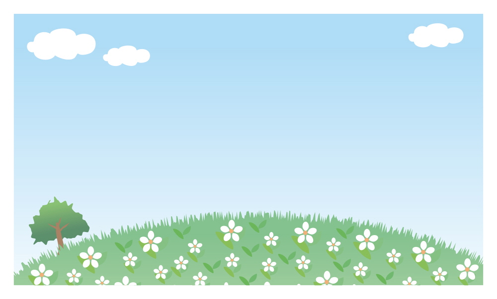 푸른언덕에서 꽃들과 함께