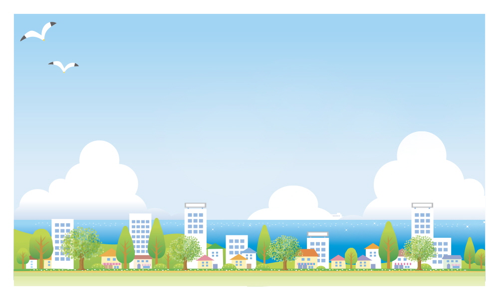 바다가 보이는 도시