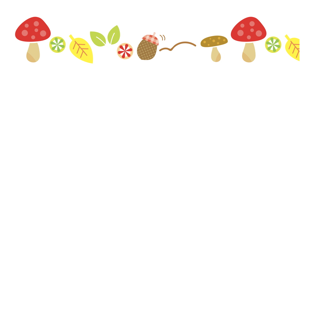 버섯, 풀잎, 도토리, 가을