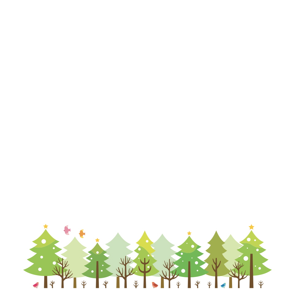 눈 내리는 숲속에서