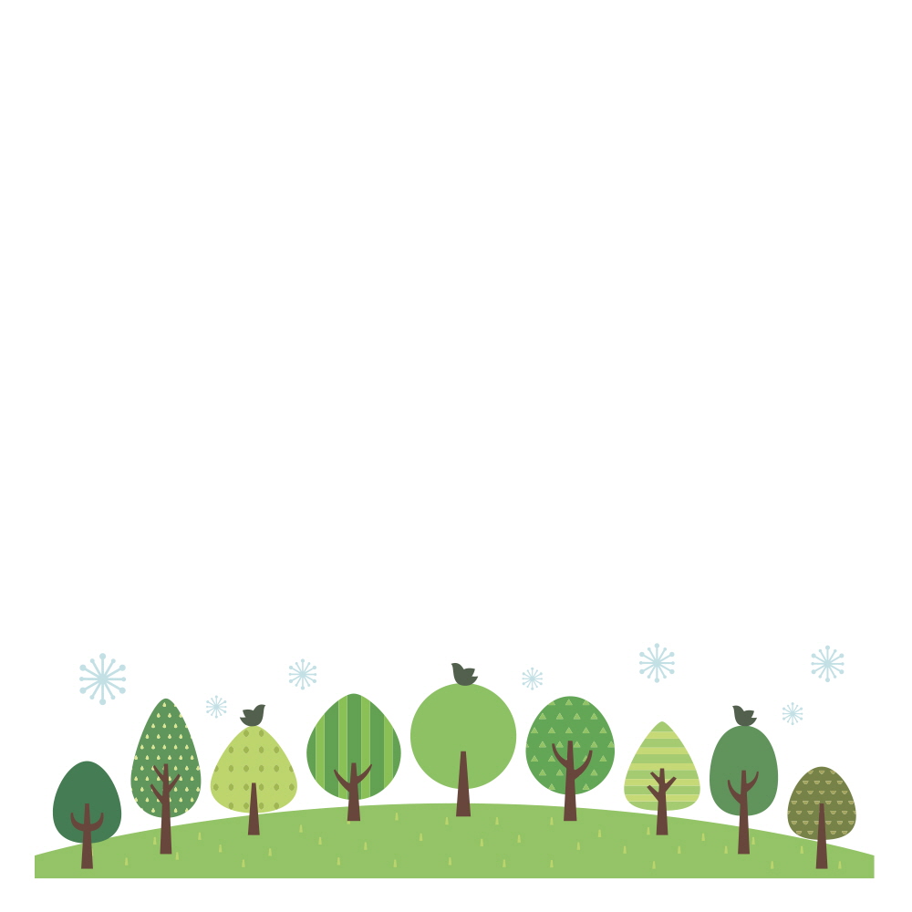 봄날의 녹색 정원