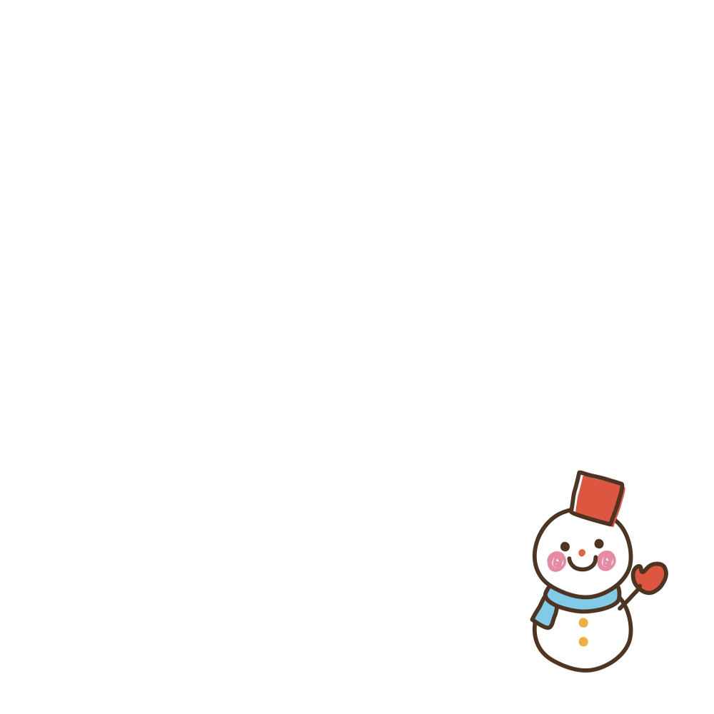 안녕 스노우맨 겨울이 왔어요