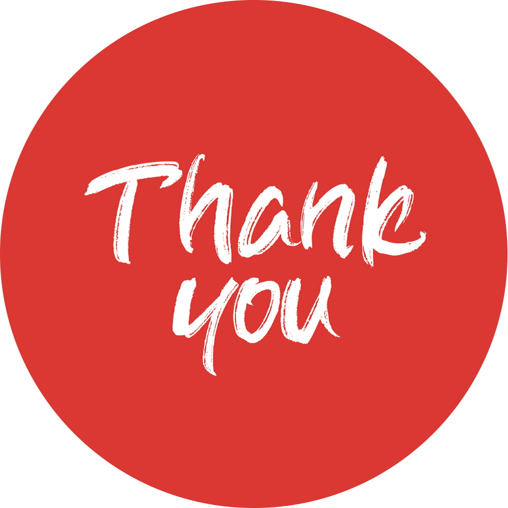 thank you(red bg)
