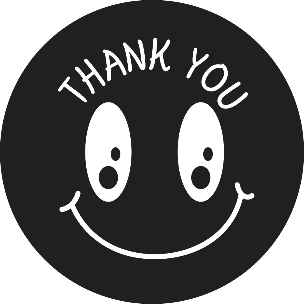 thank you 스마일(black)