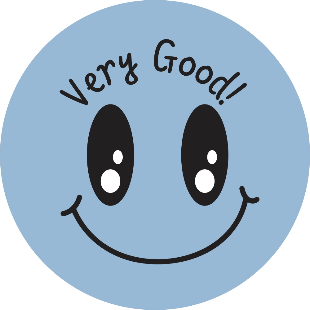 very good! 스마일(blue)