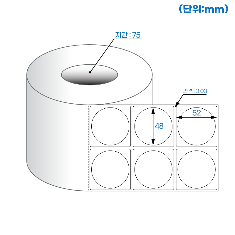 더롤라벨 RJ048048LG