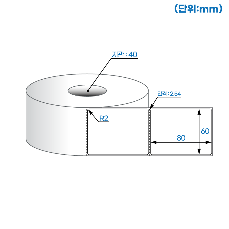 더롤라벨 RJ6080