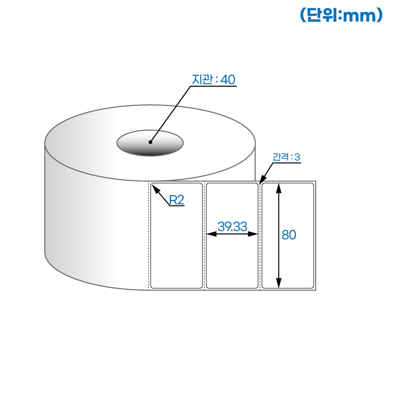 더롤라벨 RJ8040