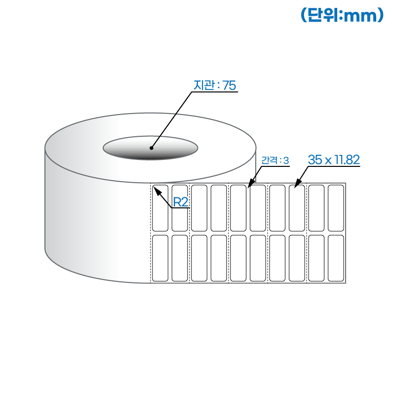 더롤라벨 RL035012DT