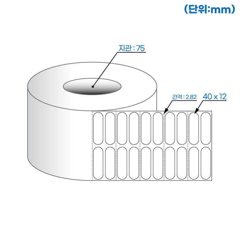 더롤라벨 RL040012DT