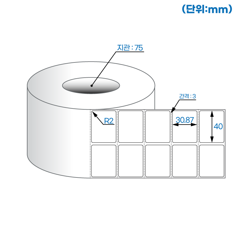 더롤라벨 RL040031SP