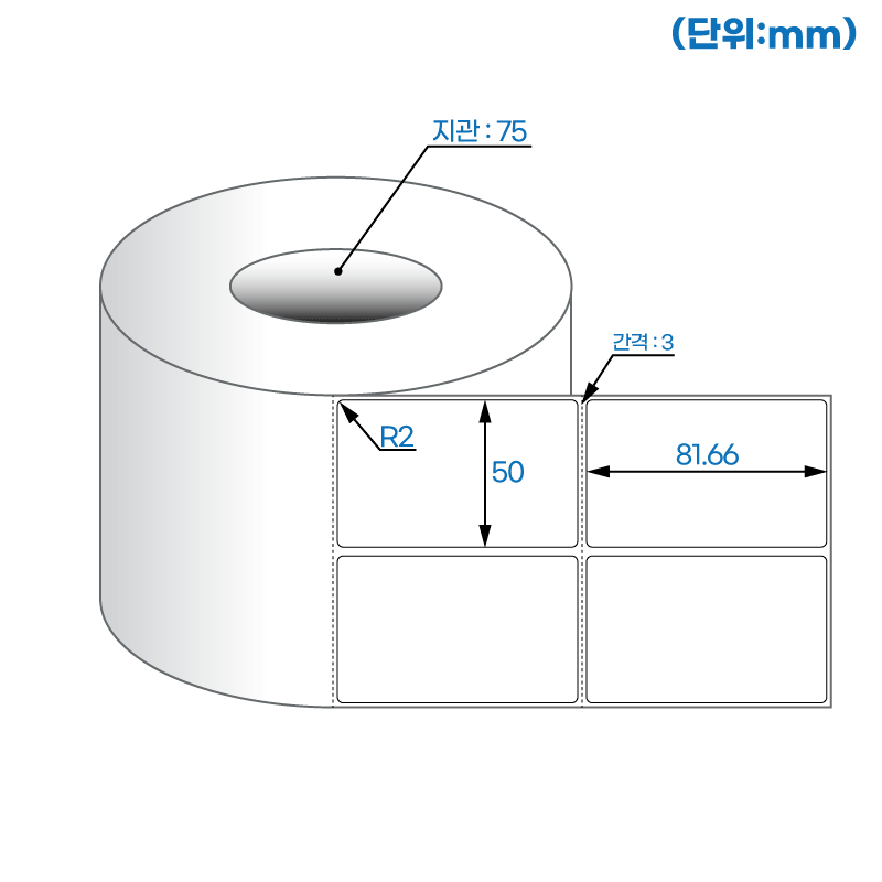 더롤라벨 RL050082DT