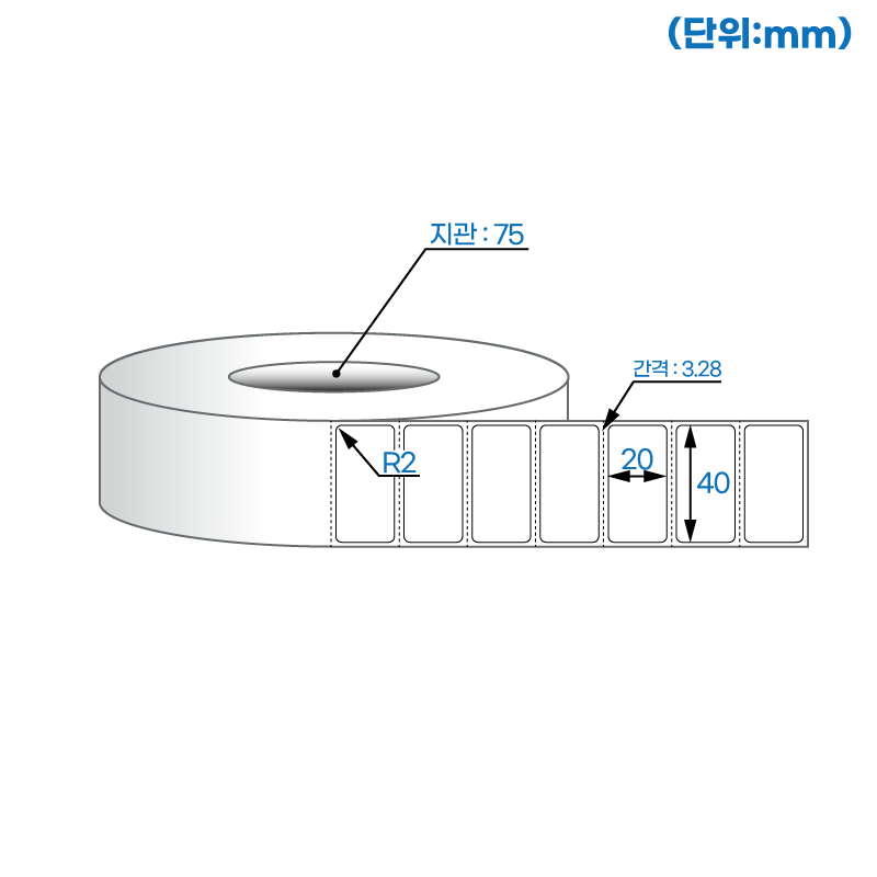 더롤라벨 RL4020DT