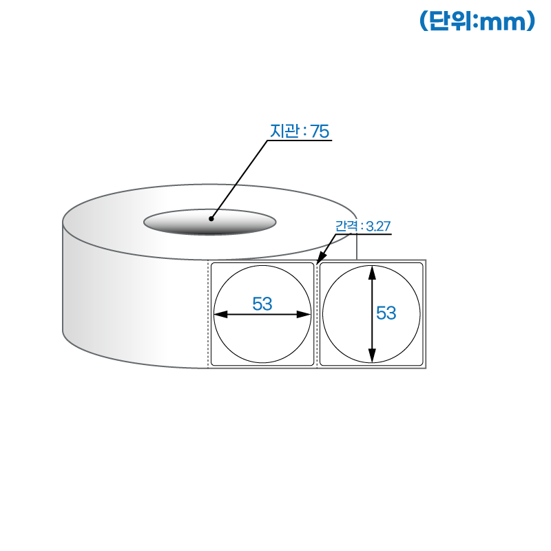 더롤라벨 RL5353DT