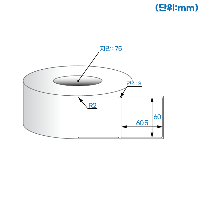 더롤라벨 RL6061DT