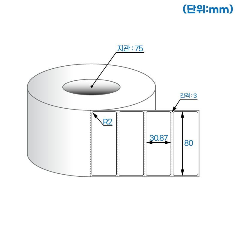 더롤라벨 RL8031DT